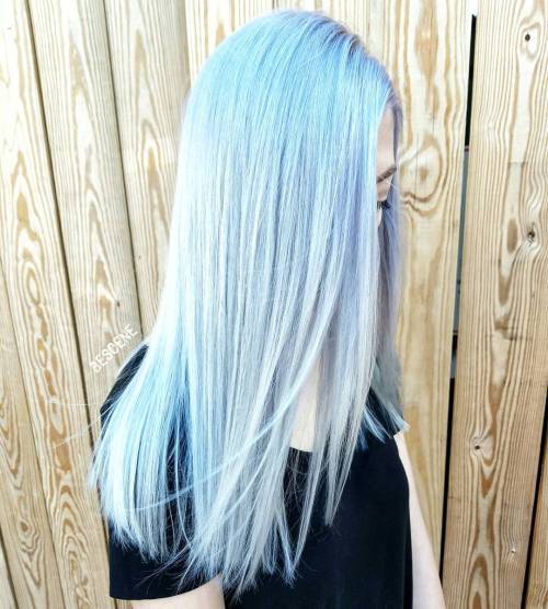 bledo blue hair