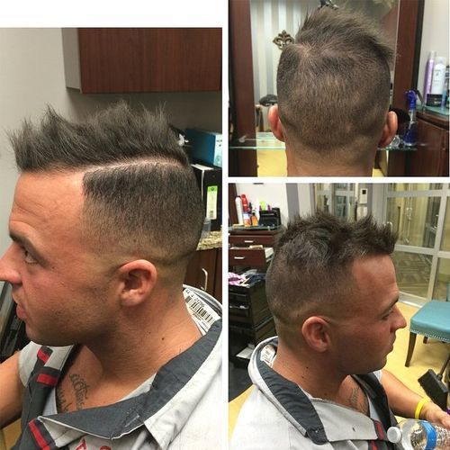 taggiga Mohawk for men with thinning hair