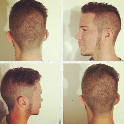 extra short quiff hairstyle