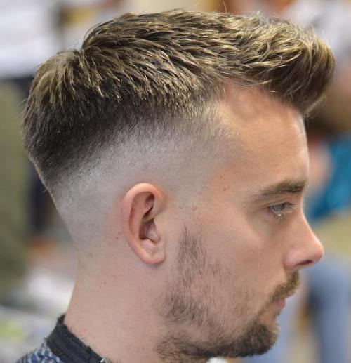 Quiff With Fade Hairstyle