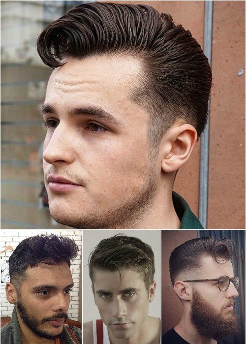 Slick and polished men's hairstyles