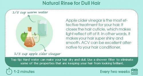 prírodné Rinse For Dull Hair