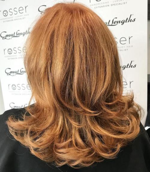 Lång Haircut with Flipped Layered Ends