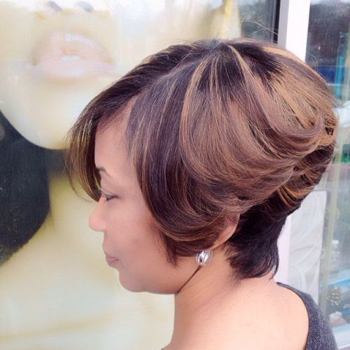 Формално Hairstyle For Inverted Bob