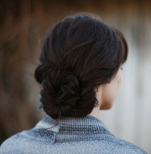 hemkomst updo with a low braided bun