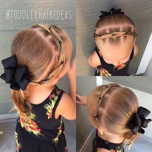 svart toddler girl hairstyle