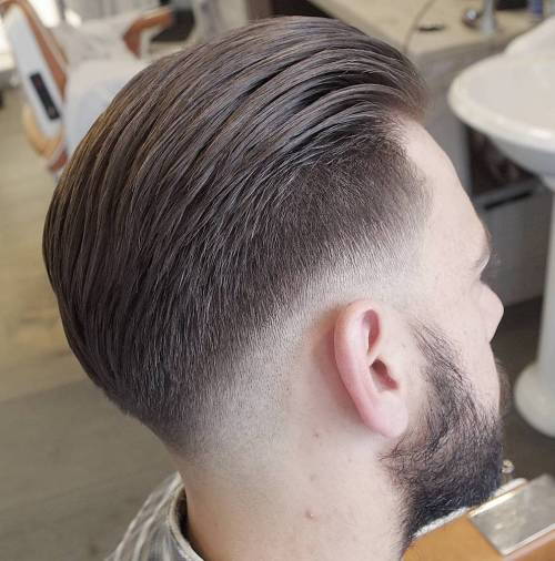 Lång Top Hairstyle With Taper Fade