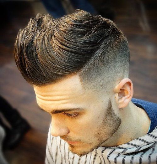 Quiff Haircut with Short Sides
