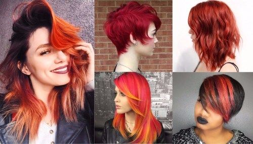 20 bright red hair color