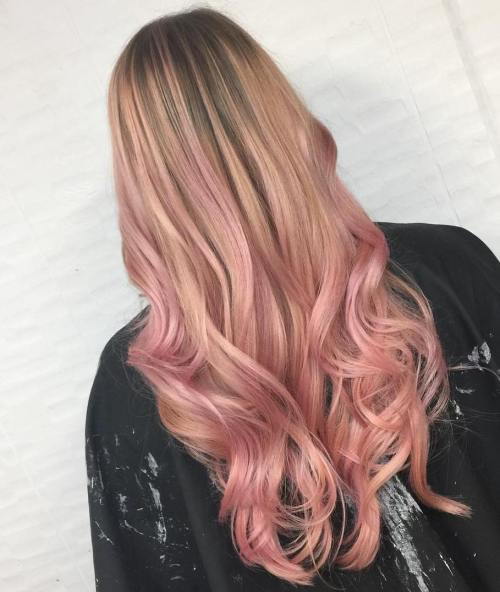 pekný In Pink Soft Waves