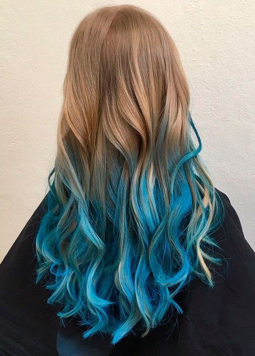 Ljus Brown To Blue Ombre
