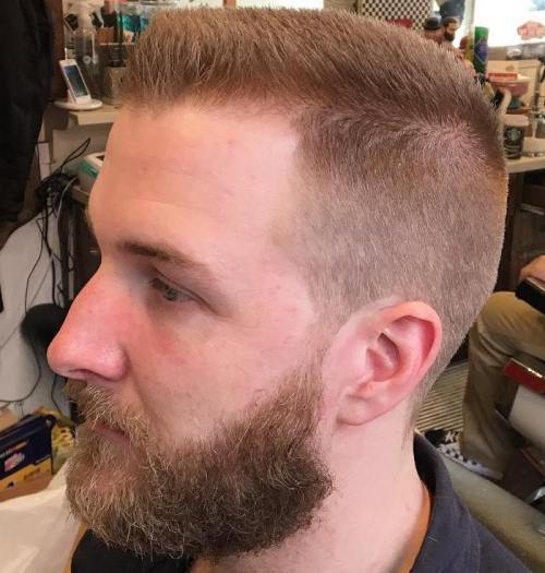 kratek flat top haircut for guys
