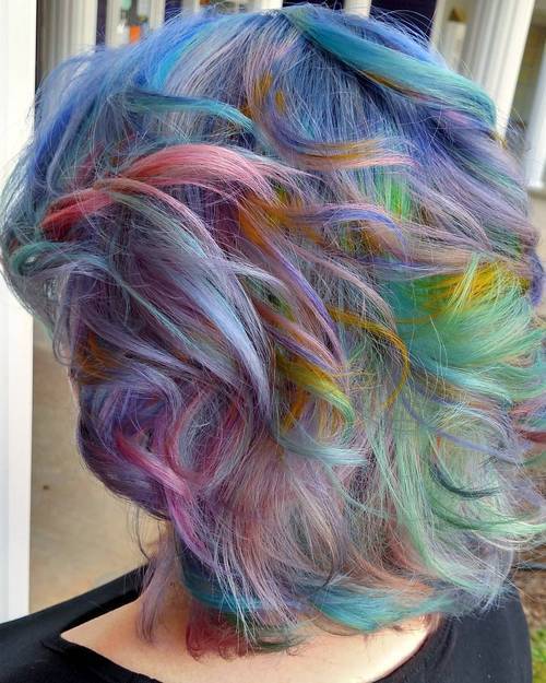 Multi-färgade Pastel Hair