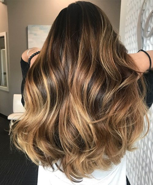 Душо and Blonde Balayage for Brunettes