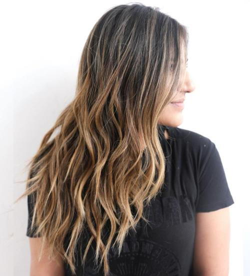 Brun Balayage Ombre For Long Hair