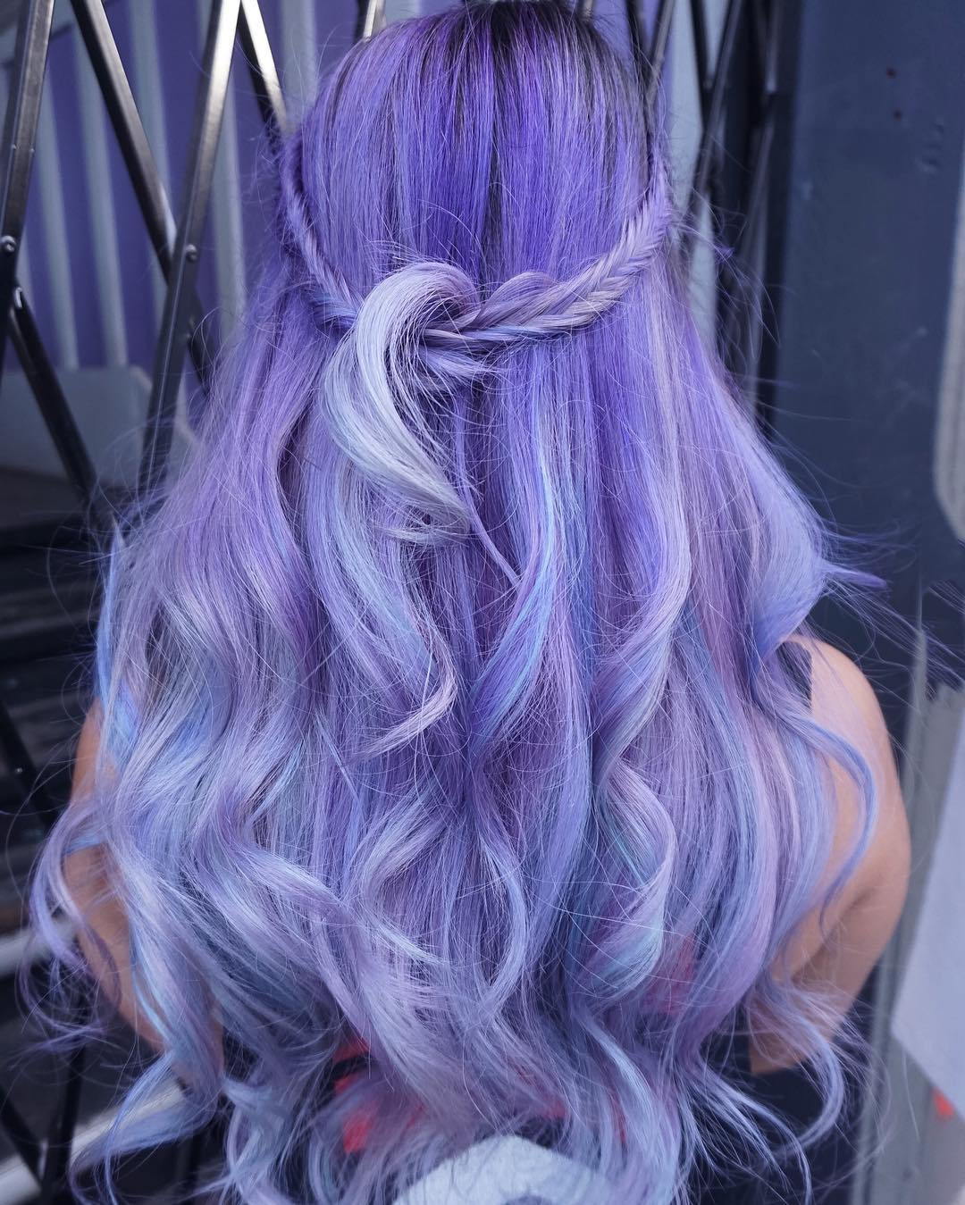 dolga Pastel Purple Hairstyle