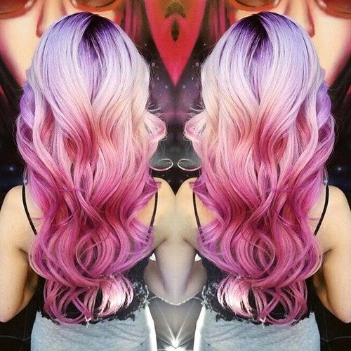 rosa ombre for blonde hair with black roots