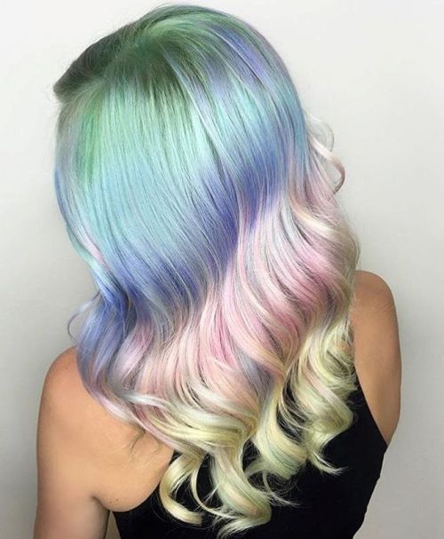 Pastell Rainbow Hair