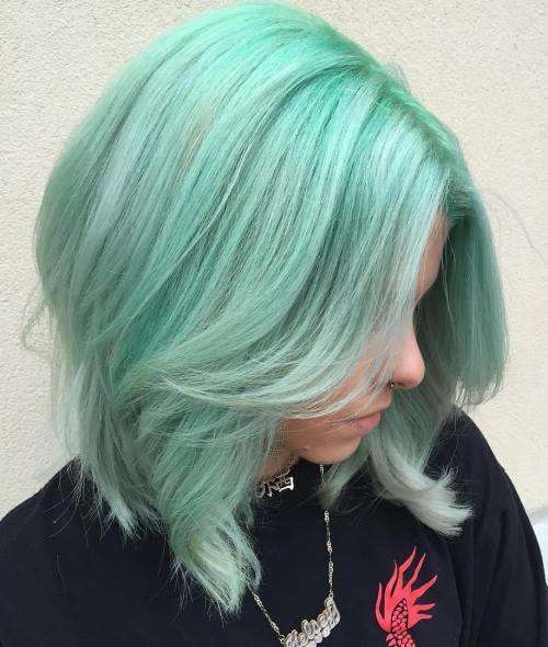 Pastell Green Ombre Lob