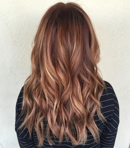 roșu Waves And Multi Colored Highlights