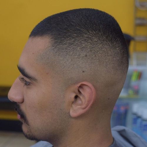 extra short fade haircut for men