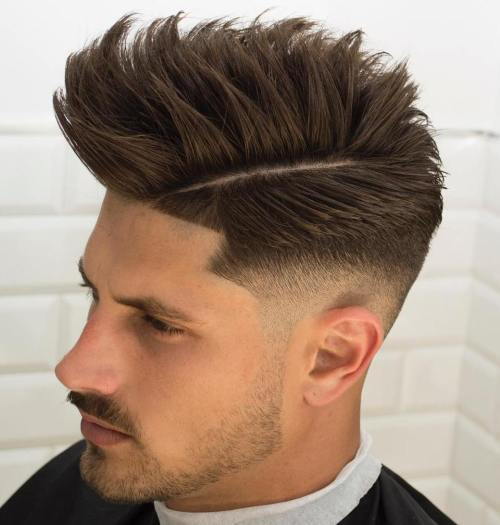 Side-Parted Taper Fade
