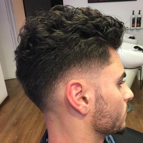 nízky Fade For Curly Hair