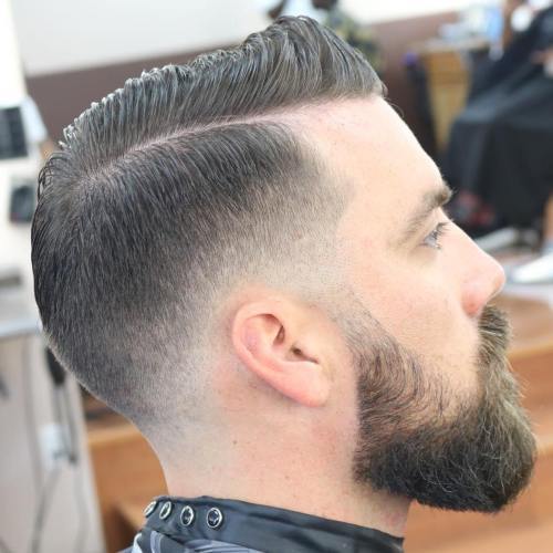 Combover With Fade For Thin Hair