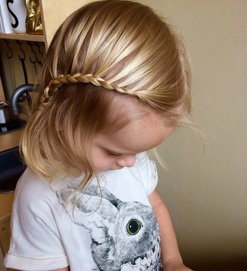 uşor braided baby girl hairstyle