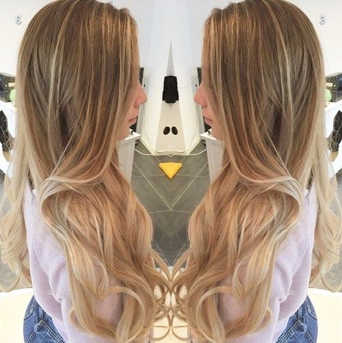 dlho brown blonde ombre hair
