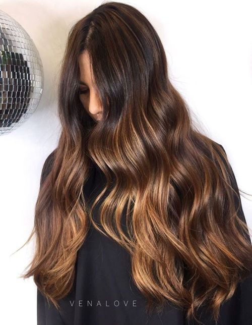 Lung Balayage Hair For Brunettes