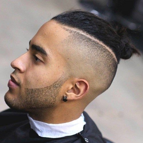 Дуго Top Shaved Sides Hairstyle 