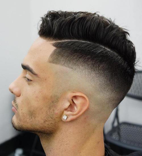 Lung Top Fade With Line Up