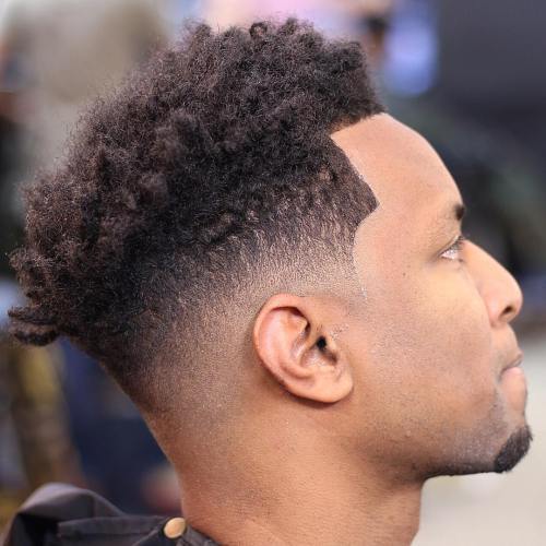 Natural High Top Fade And Line Up