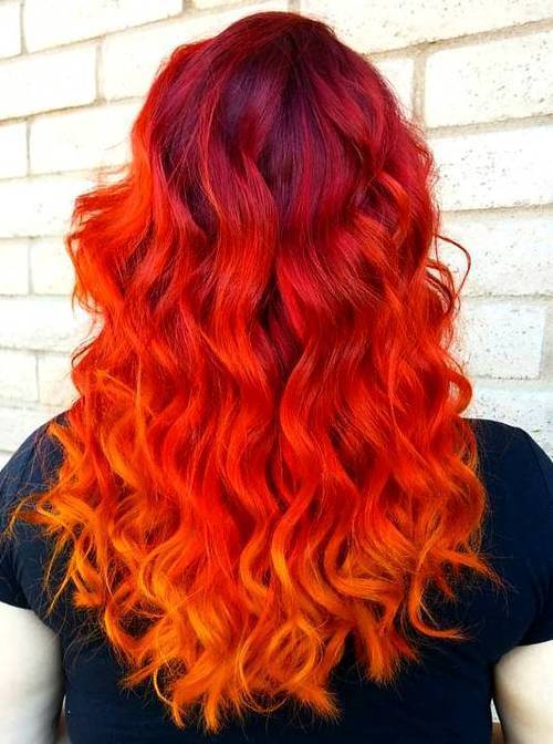 ljus red ombre hair