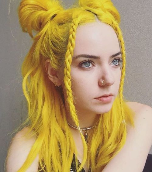 Srednje Yellow Hair For Girls