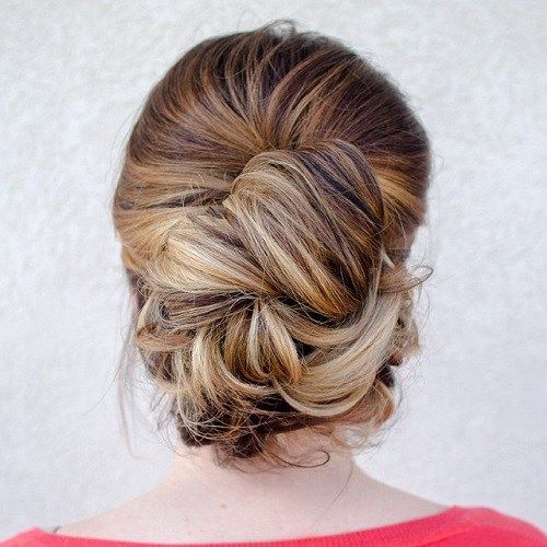 ocazional Updo For Thick Hair