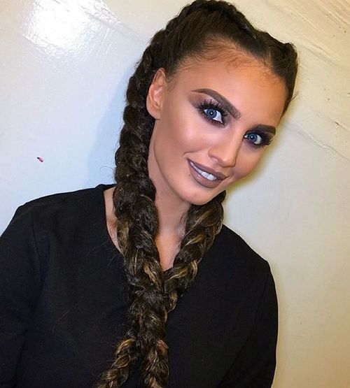 lung two braids hairstyle