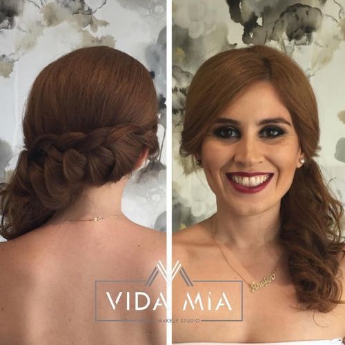 formalno side braid hairstyle