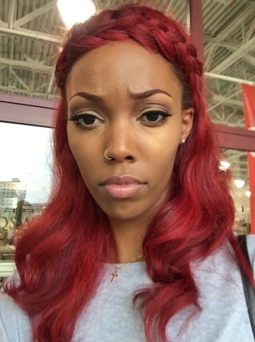 Afriška American Cherry Red Hair