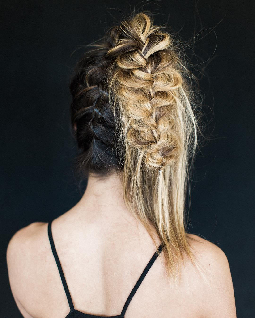 chaotický Braided Hairstyle