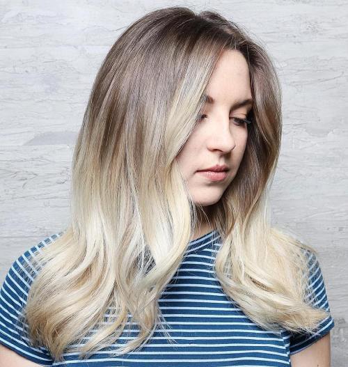 rjav To Blonde Ombre Balayage