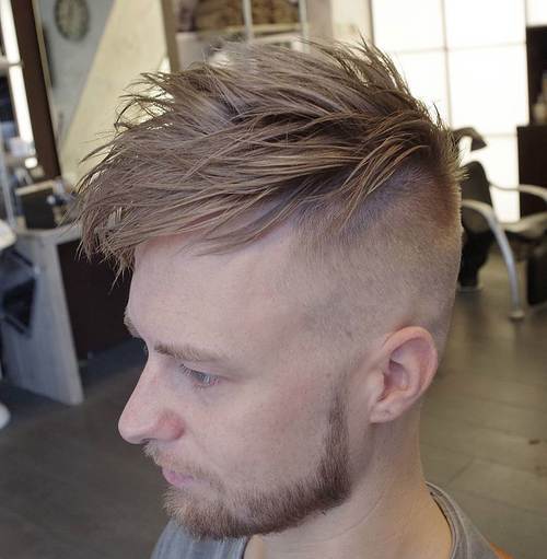 dlho top short sides edgy hairstyle for men