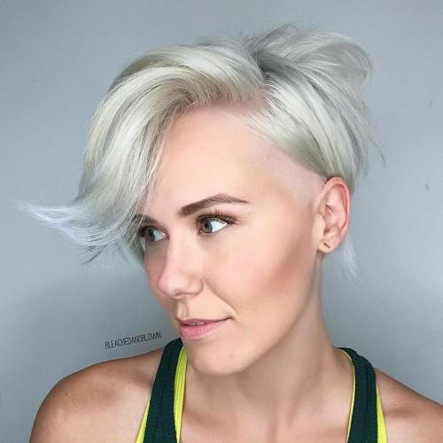 Layered Pixie With Bangs For Fine Hair