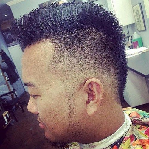Азијат fade haircut