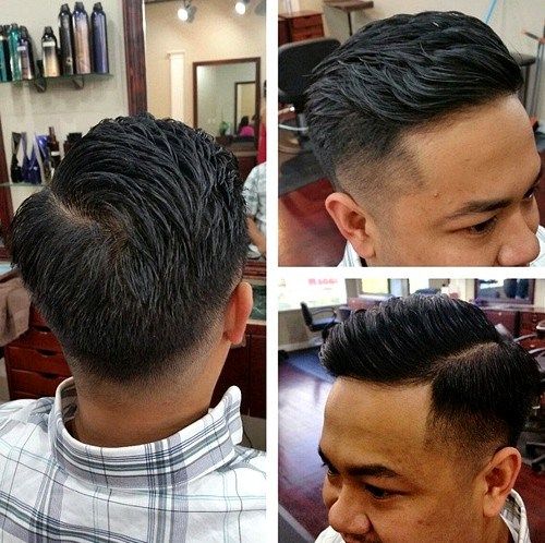 класика tapered haircut for men