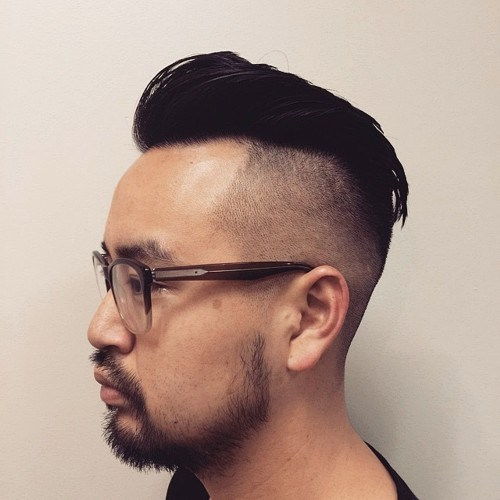 обријан sides Asian men hairstyle