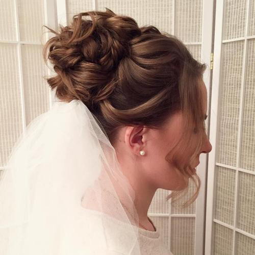 Вјенчање Updo For Shorter Hair