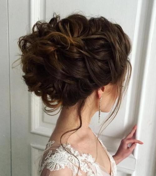 Коврџава Updo For Thick Hair