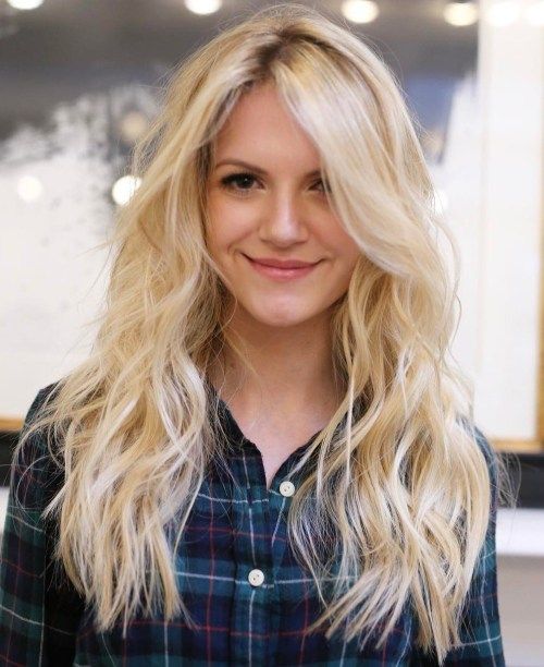 dlho Light Blonde Hair With Darkened Roots
